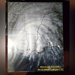 GLASS REMEMBRANCE OF HURRICANE RITA